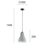 Lampa wisząca LEI LNV0086414 Lunaveri