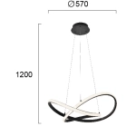 Lampa wisząca MINORI LNV0087424 Lunaveri