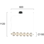 Lampa wisząca LIVENZA LNV0087924 Lunaveri