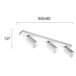 Lampa sufitowa PUROZZA LNV0089524 Lunaveri