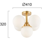 Plafon AREZZO LNV0089924 Lunaveri