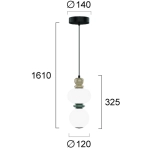 Lampa wisząca TINI LNV0090334 Lunaveri