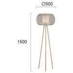 Lampa podłogowa CORSICIO LNV0090614 Lunaveri