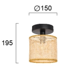 Plafon ROTO LNV0094724 Lunaveri