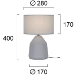 Lampa stołowa VIVIDO LNV0096034 Lunaveri