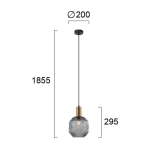 Lampa wisząca SOGNI LNV0096624 Lunaveri