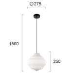 Lampa wisząca LETTERA LNV0097814 Lunaveri