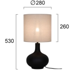 Lampa stołowa CAPRELLA LNV0098234 Lunaveri