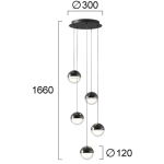 Lampa wisząca AMIATA LNV0099234 Lunaveri