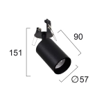 Lampa sufitowa PUROZZA LNV1001424 Lunaveri
