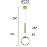 Lampa wisząca ECOA LNV1015924 Lunaveri