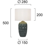 Lampa stołowa ELLE LNV1016924 Lunaveri