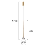 Lampa wisząca COMO LNV1025234 Lunaveri