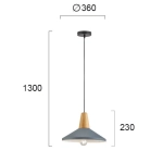 Lampa wisząca SUO LNV1025614 Lunaveri