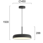 Lampa wisząca JESO LNV1026234 Lunaveri