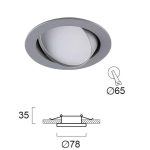 Oprawa wpuszczana GIARDINO LNV1027514 Lunaveri