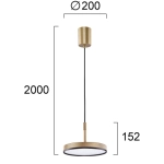 Lampa wisząca ZOLINA LNV1030034 Lunaveri