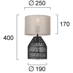 Lampa stołowa LAVERIO LNV1034034 Lunaveri