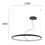 Lampa wisząca TRENTE LNV1034224 Lunaveri