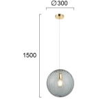 Lampa wisząca ORTA LNV1034924 Lunaveri