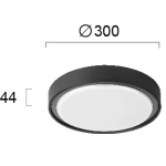 Plafon zewnętrzny GALASSIA LNV1037524 Lunaveri