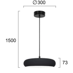 Lampa wisząca VIRETTA LNV1056034 Lunaveri