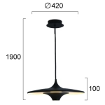 Lampa wisząca VARAZZIA LNV1059134 Lunaveri