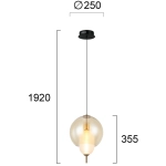 Lampa wisząca LIPARI LNV1066234 Lunaveri
