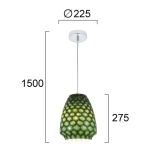 Lampa wisząca OLBIA LNV1069334 Lunaveri