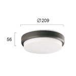Plafon zewnętrzny NEROLI LNV1071714 Lunaveri