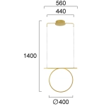 Lampa wisząca FIORENZA LNV1075234 Lunaveri