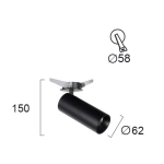 Lampa sufitowa DIAMANTE LNV1075814 Lunaveri