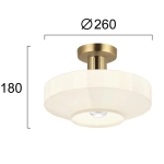 Plafon VIMINI LNV1080134 Lunaveri