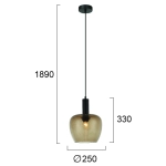 Lampa wisząca TERRA LNV1082234 Lunaveri