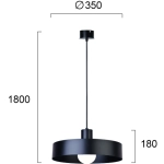 Lampa wisząca ADIGE LNV1084814 Lunaveri