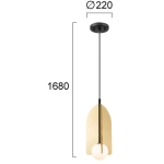 Lampa wisząca TEVE LNV1094234 Lunaveri