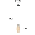 Lampa wisząca DORA LNV1094924 Lunaveri