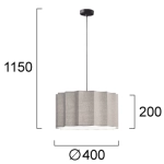 Lampa wisząca STILE LNV1099434 Lunaveri