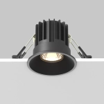 Oprawa podtynkowa Lampa wbudowana Round DL058-7W3K-B Maytoni - zdjęcie dodatkowe 1