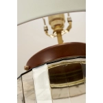 Lampa stołowa Luga – 1 źródło światła – Przydymione szkło LUGA-TL-SMOKE Elstead Lighting