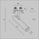 Lampa do wbudowania podtynkowa Focus T C141RS-L125-6W3K-W Maytoni - zdjęcie dodatkowe 6