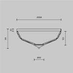 Plafon Ceiling Lamp Facet MOD094CL-04G Maytoni - zdjęcie dodatkowe 6