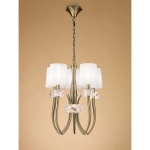Lampa wisząca Mantra Loewe Antique Brass 4732MA
