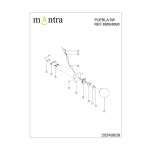 Lampa sufitowa/ścienna Mantra Puebla 8889MA - zdjęcie dodatkowe 5