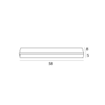 Lampa Sufitowa Flex 15W Czarna C0259 MaxLight
