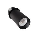 Lampa Sufitowa Halo D Black Podtynkowa H0127 MaxLight