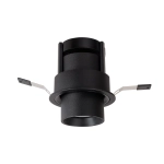 Lampa Sufitowa Halo F Black Podtynkowa H0131 MaxLight - zdjęcie produktu