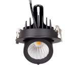 Oprawa Wpustowa Rubio 10W Czarna H0133 MaxLight