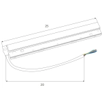 Magnetic MA0005 Zasilacz wewnętrzny 200W do szyn magnetycznych Maxlight