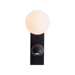 Kinkiet Atom Czarny W0351 MaxLight - zdjęcie produktu
